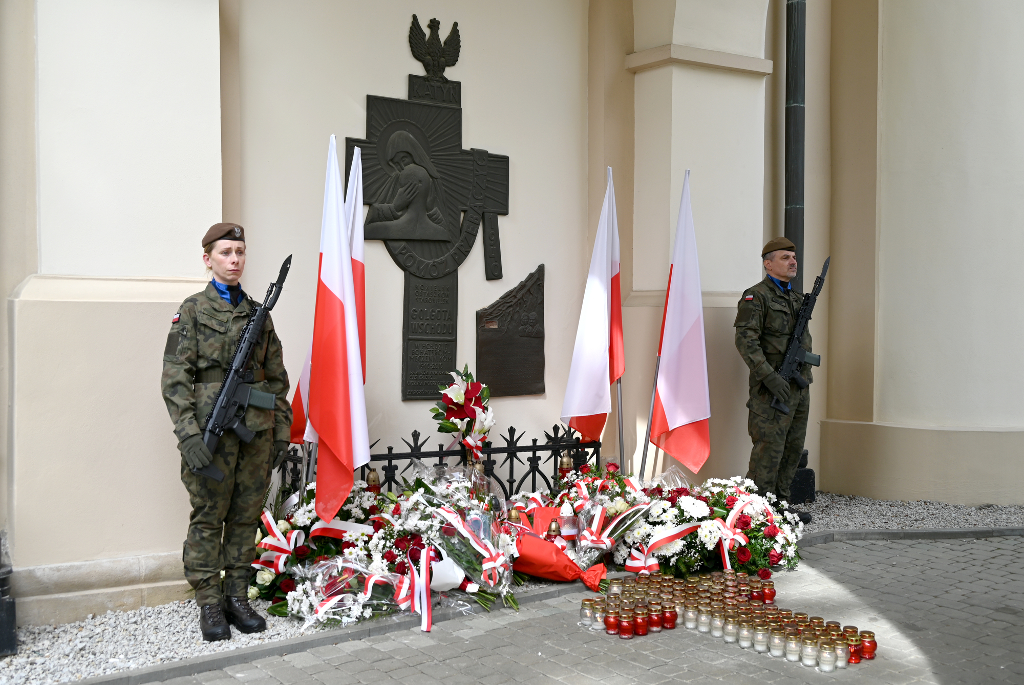 Uroczystości Katyńsko-Smoleńskie w Brzozowie